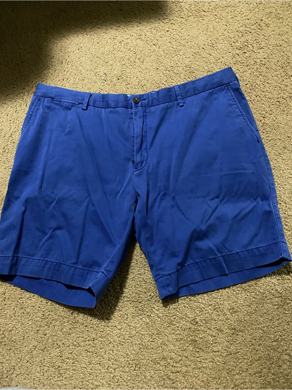 Polo by Ralph Lauren Royal Blue Flat Front Chino Shorts